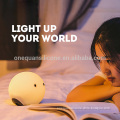 2016 NEW touch sensor smart multifunction led silicone dimmable night light with wireless bluetooth speaker